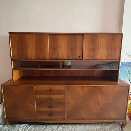 Sideboard used with cabinets, drawers and drinks cabinet