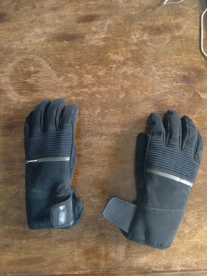 Winter motorcycle gloves unused, black