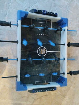 Mini foosball without ball, score counting issue on one side