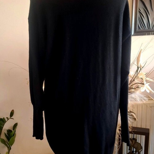 Anna Rachele used silk wool mini dress or blouse multicolor size M