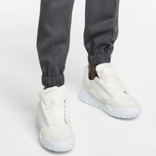 Alexander McQueen suede-trimmed sneakers like new, size 39.5