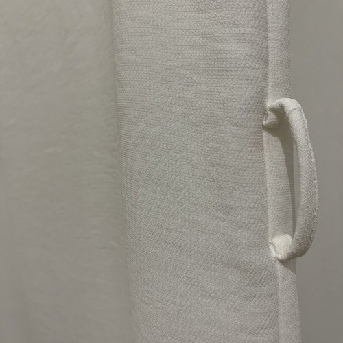 Zara white wide-leg jumpsuit with shoulder pads