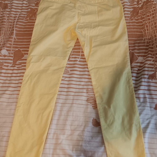 Cotton pants small, yellow