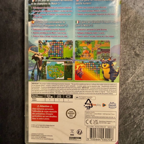 Beasties Nintendo Switch new sealed
