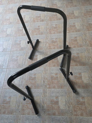 Dip Bars new, adjustable height with anti-slip grips
