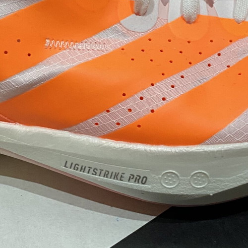 Adidas Adizero Avanti running shoes new, size 42.5, white and orange