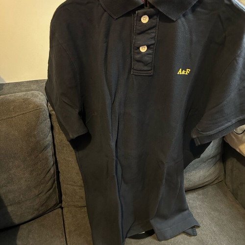 Abercrombie & Fitch men's blue short-sleeve polo like new