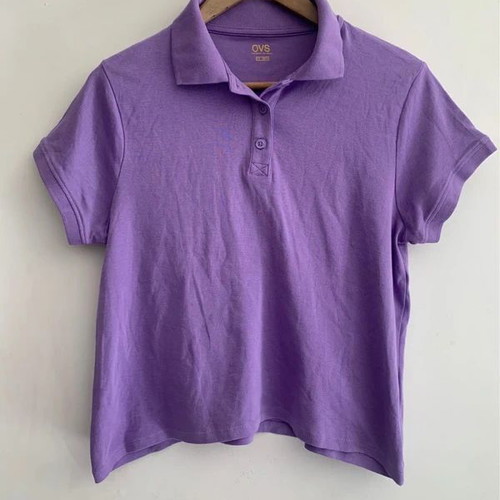Ovs Fashion purple polo shirt medium used