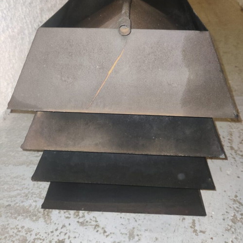 Chimney caps used, pack of 2, black color