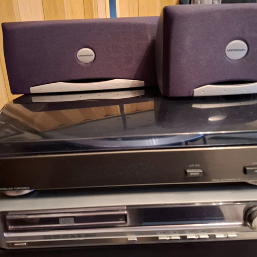 Universum DVD-DR 1030 home cinema 5.1 amplifier and Sony PS-A790 turntable used
