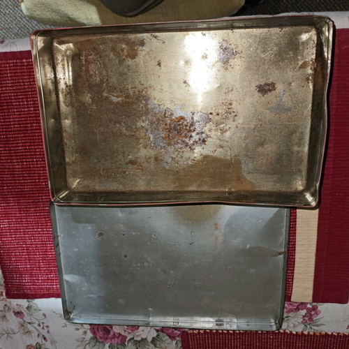 Morinaga Select Biscuit metal biscuit tin vintage used