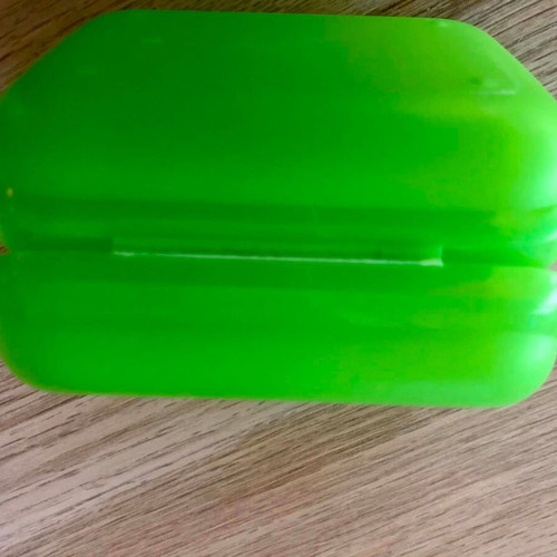Tupperware To Go Mini Twin lunch box used, green