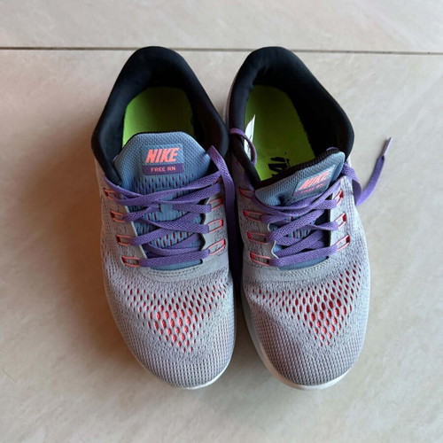 Nike Free RN sneakers like new, grey and lilac, size 39