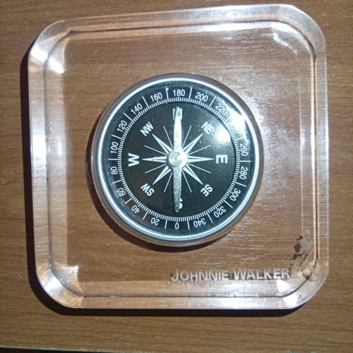 Vintage Johnnie Walker compass from the '90s new