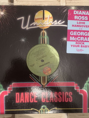 Diana Ross / George McCrae Love Hangover / Rock Your Baby 12" vinyl maxi-single used