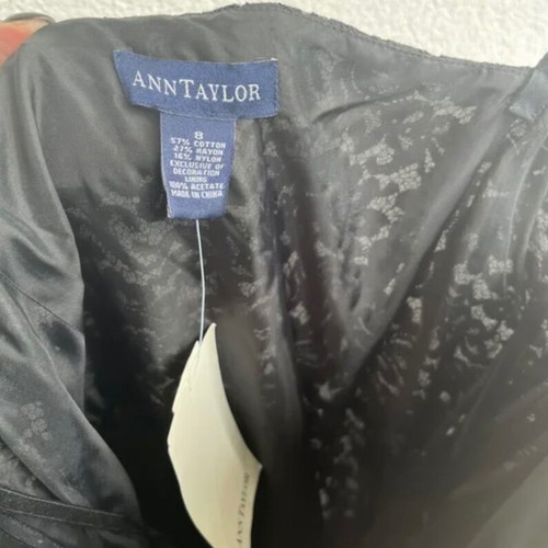 Ann Taylor dress new, black, size S