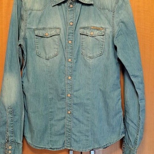 Pepe Jeans shirt like new, blue, size S