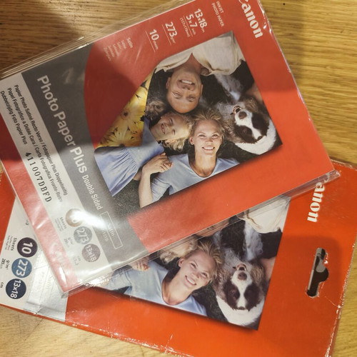 Photo paper 10 sheets 13x18 cm like new