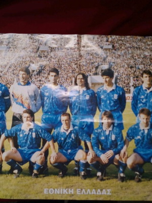 Αφίσα Εθνική Ελλάδος σαν καινούργια, World Cup 90' USA 42x61εκ.