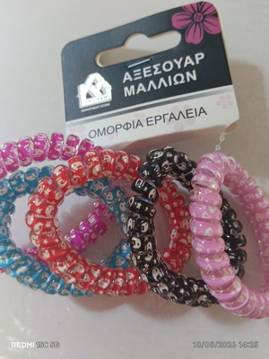 Hair accessories, multicolored