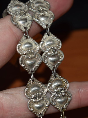 Vintage silver bracelet used