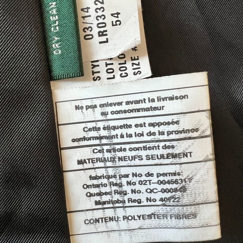 Ralph Lauren women's black coat like new, size L