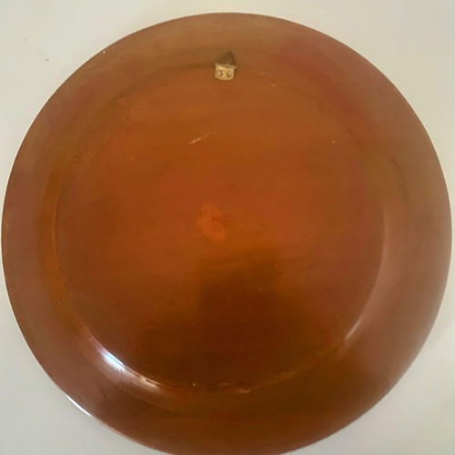 Handmade Syrian Marquetry Plate 25cm in mint condition