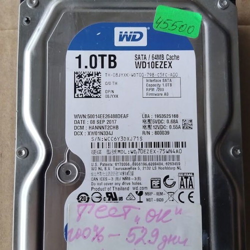 Western Digital Caviar Blue WDC WD10EZEX 1.0TB SATA hard drive