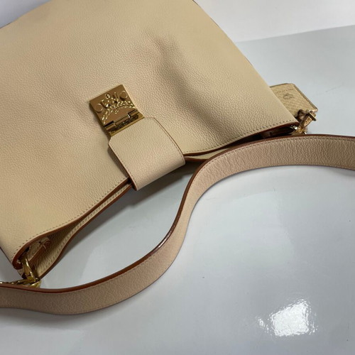 MCM Patricia Hobo leather bag like new, beige
