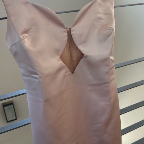Mind Matter dress impressive nude pink satin Medium like new
