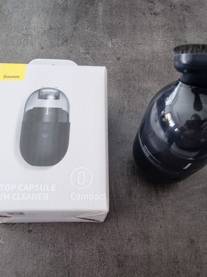 Baseus desktop capsule vacuum cleaner σαν καινούργιο, μαύρο, με κουτί