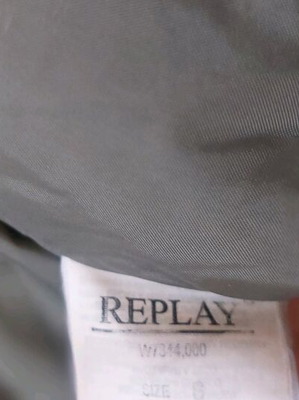 Replay down jacket like new, size S