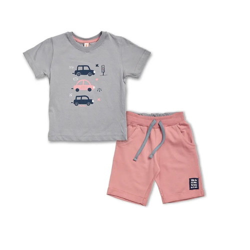 Cars shorts and t-shirt set for 18 months, new Reflex