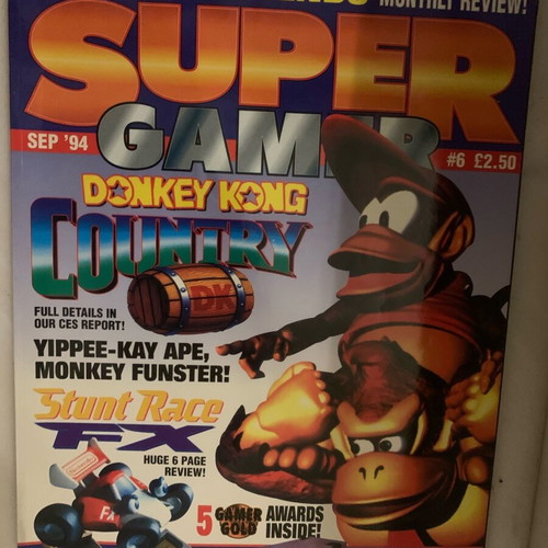 Super Gamer Magazine #6 September 1994 like new, Nintendo classics