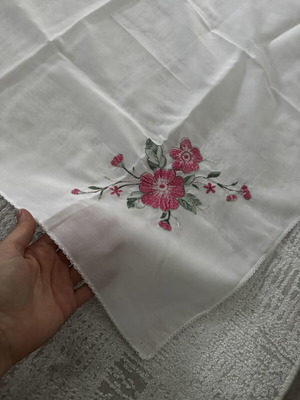 Linen handmade tablecloth new, unused