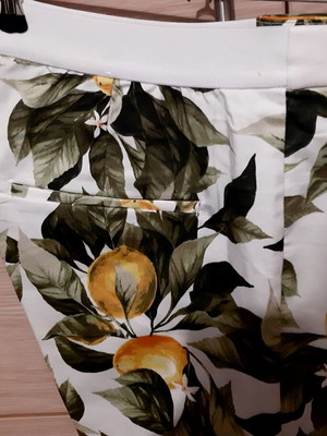 Παντελόνι H&M βαμβακερό stretch έμπριμε καινούργιο, Large/XL