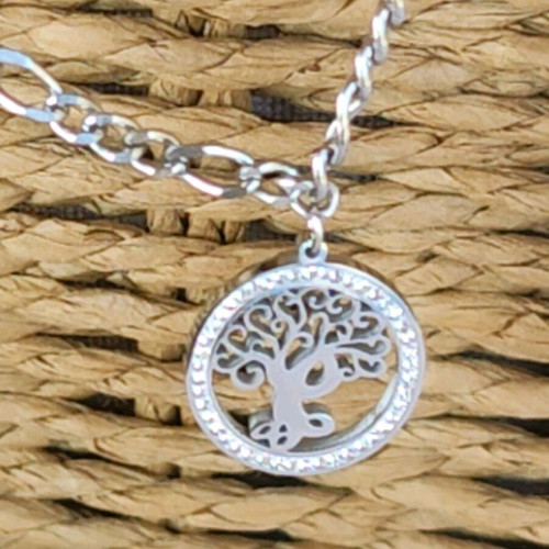 Steel Necklace New, Gold and Silver Color