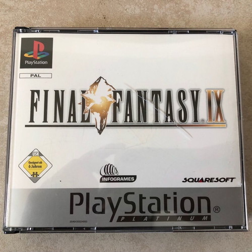 Final Fantasy IX PlayStation 1 German used with 4 discs