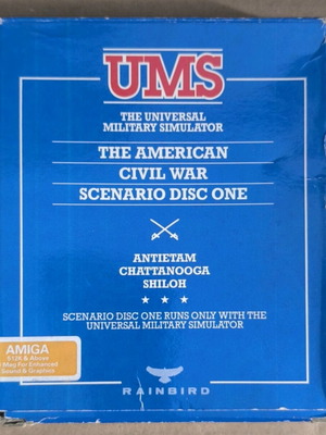 UMS The American Civil War Scenario Disc One used, Amiga