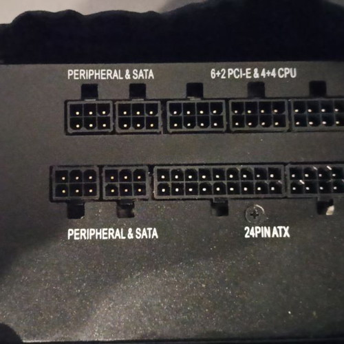 Corsair RM650x 80 PLUS Gold fully modular power supply like new