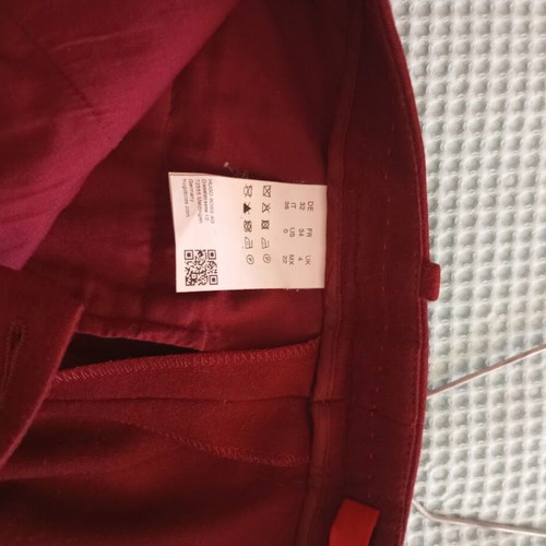 Hugo Boss wool women's pants like new, burgundy, size XS