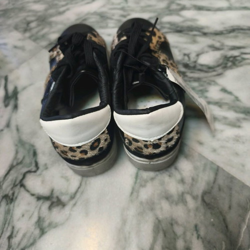 Celestino sneakers new with animal print in black color
