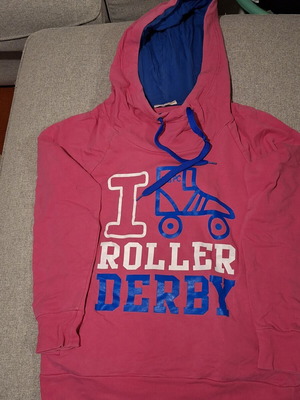 Sweatshirt fuchsia used, size M
