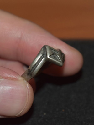 Vintage silver ring used, size N57