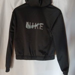 Nike cropped jacket like new, kids XL, black