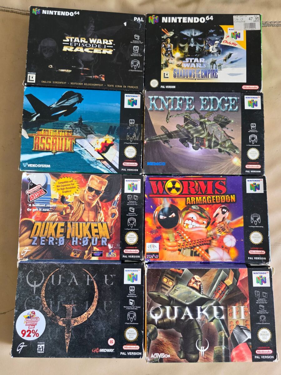 Nintendo 64 games used, pack for 1200… - € 1.200,00 - Vendora.cy