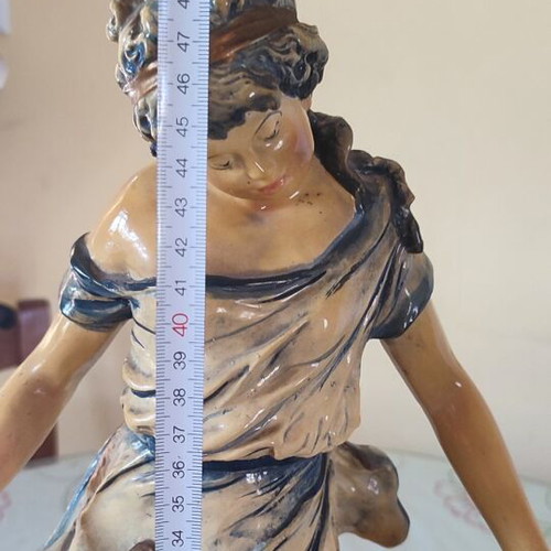 Vintage Italian Capodimonte statue signed F. Merli
