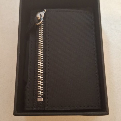 Ogon Cascade automatic smart wallet with RFID like new, black
