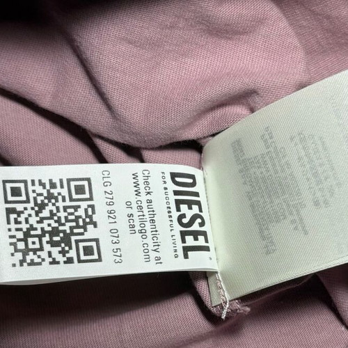 Diesel Mauve Long-Sleeve Shirt Size L New