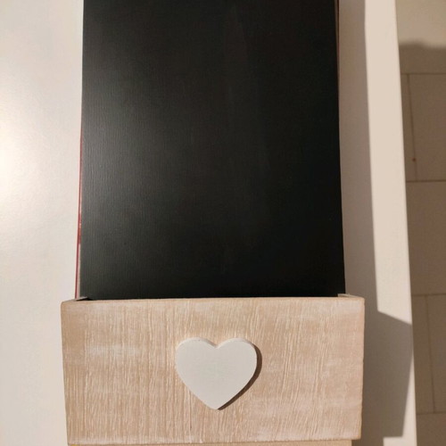Chalkboard with shelf and hooks like new